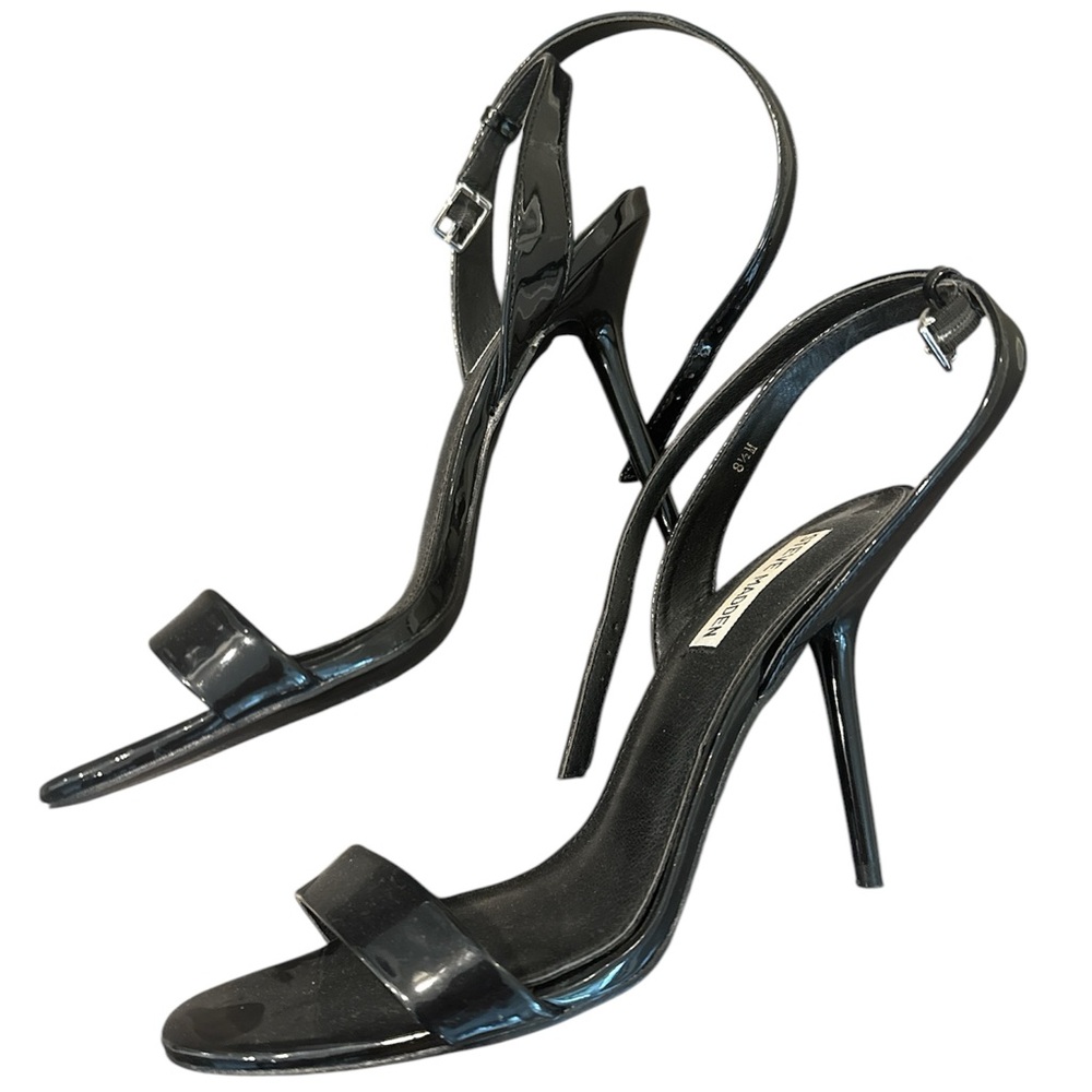 Steve Madden Black Strappy Sandal Heels 8.5
